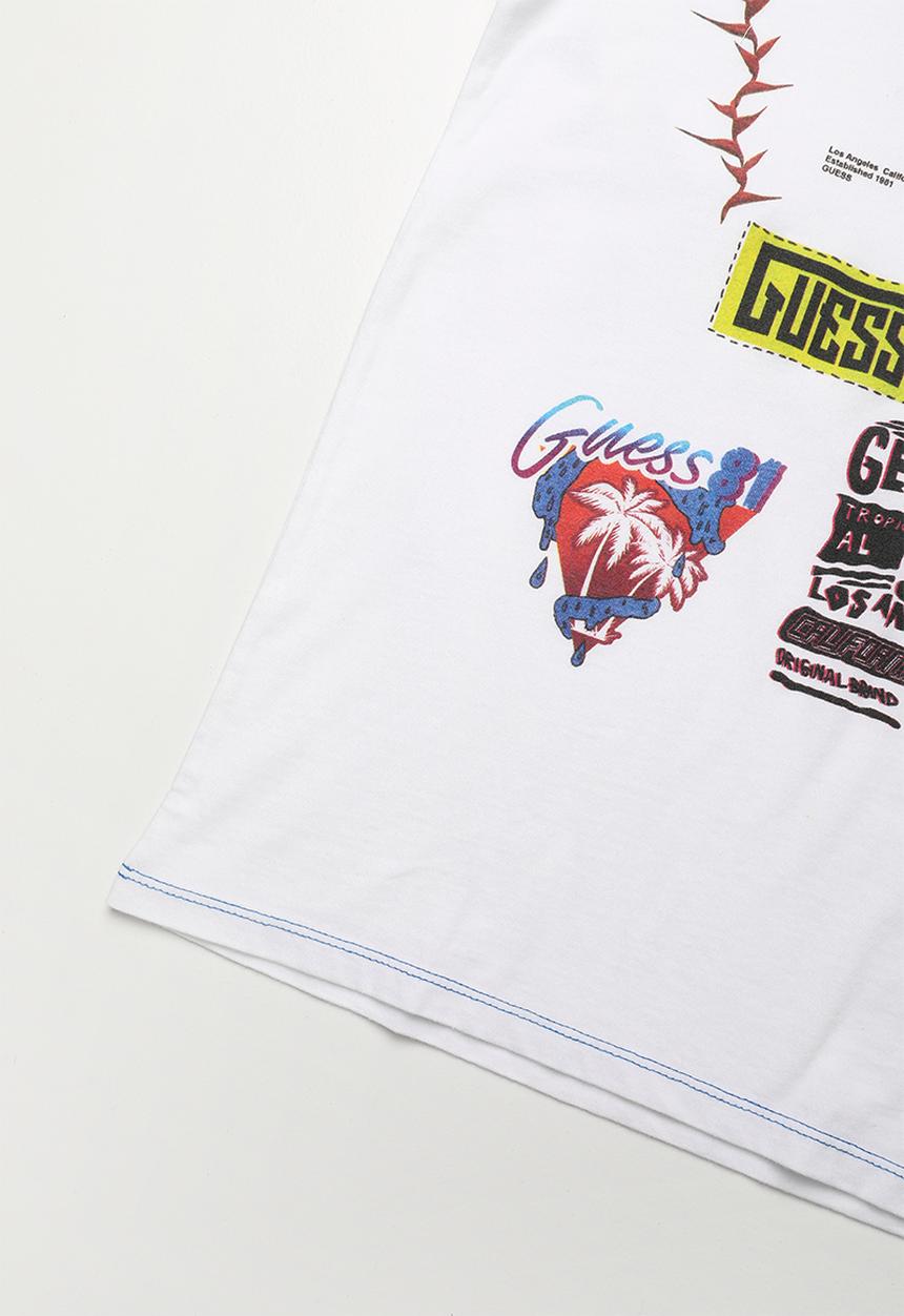 GUESS - Photo boys crew neck tee - white