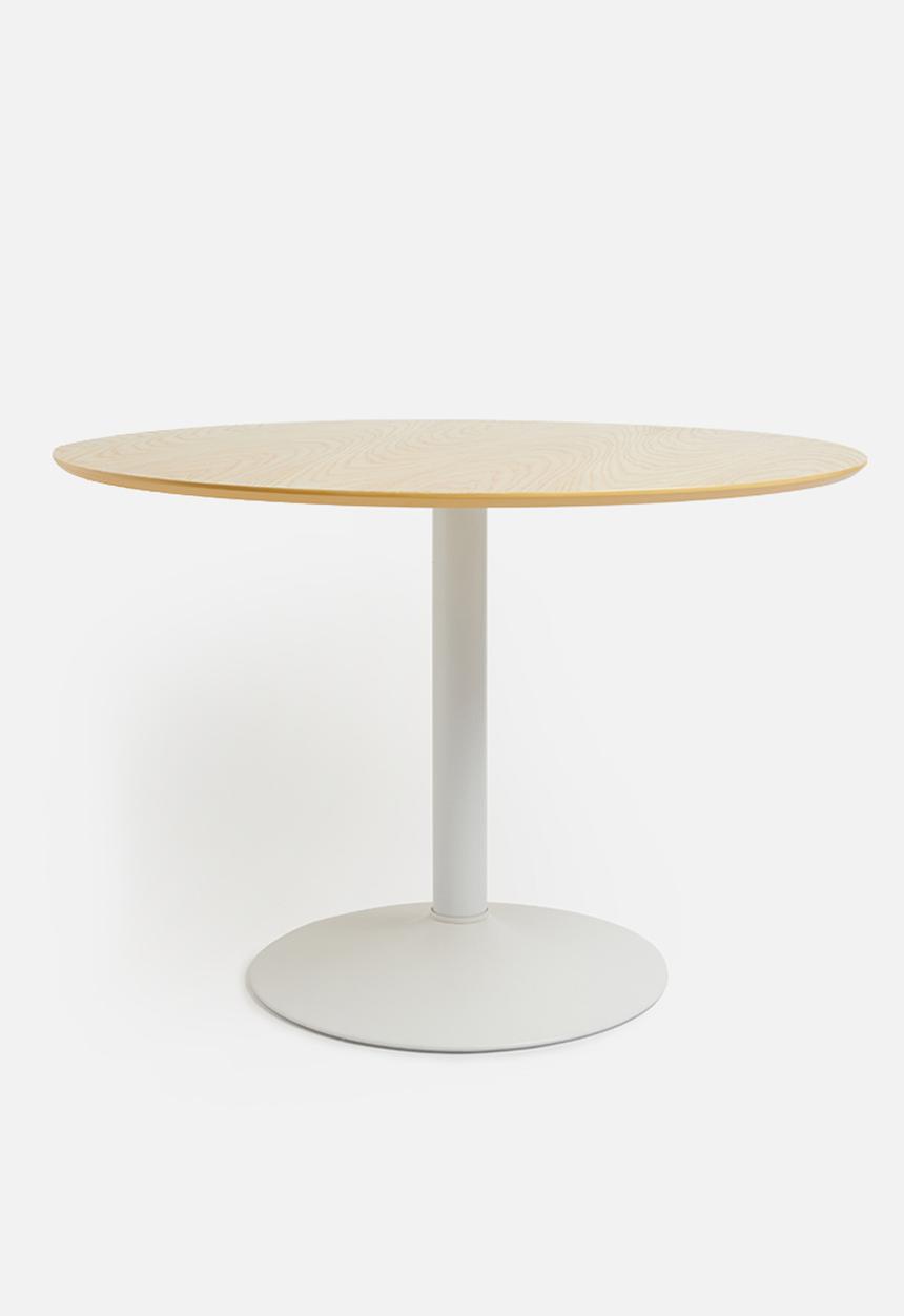 Sixth Floor - Ibiza round dining table - white