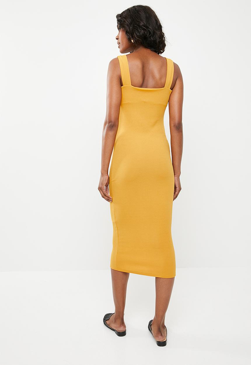 STYLE REPUBLIC - Basic bodycon dress - yellow
