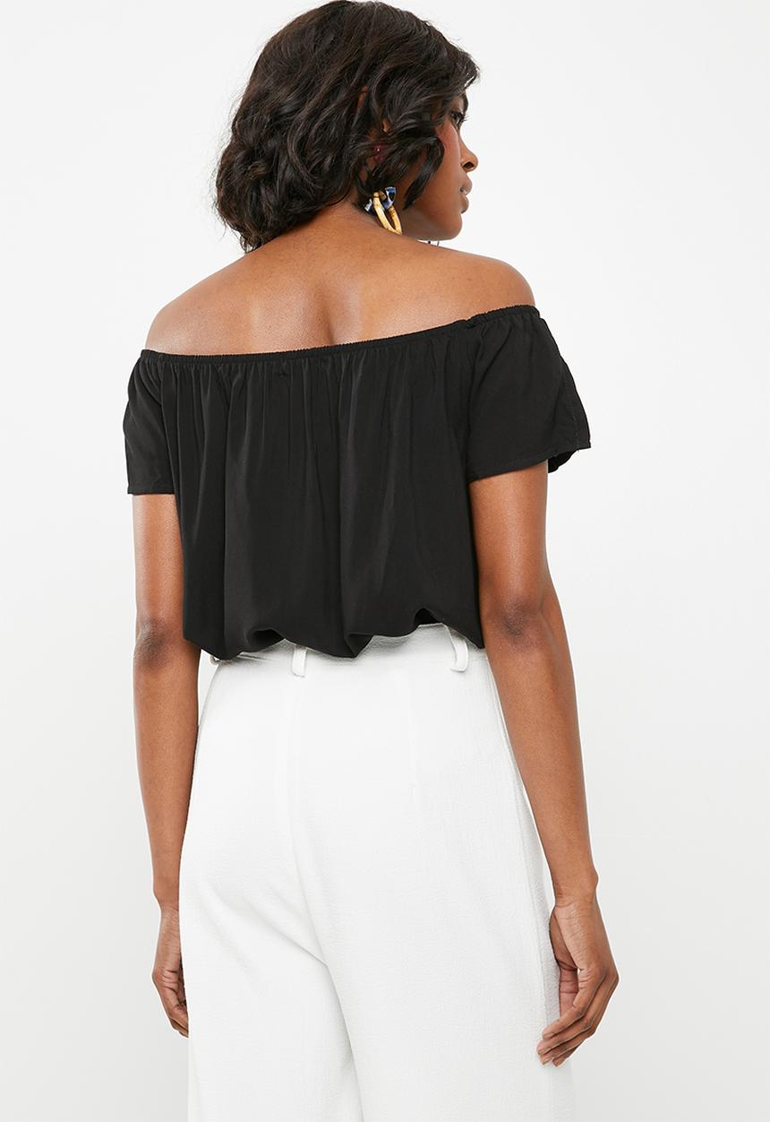 STYLE REPUBLIC - Bardot top - black