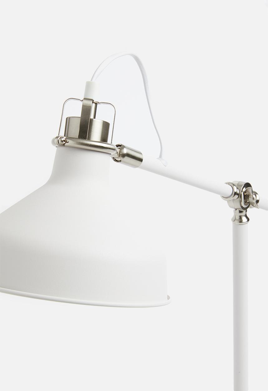 Present Time - Copious desk lamp - metal white