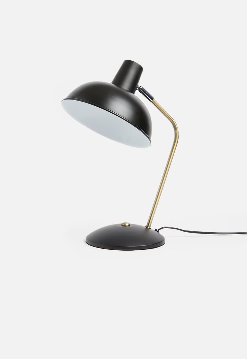 Present Time - Hood desk lamp - metal matte black