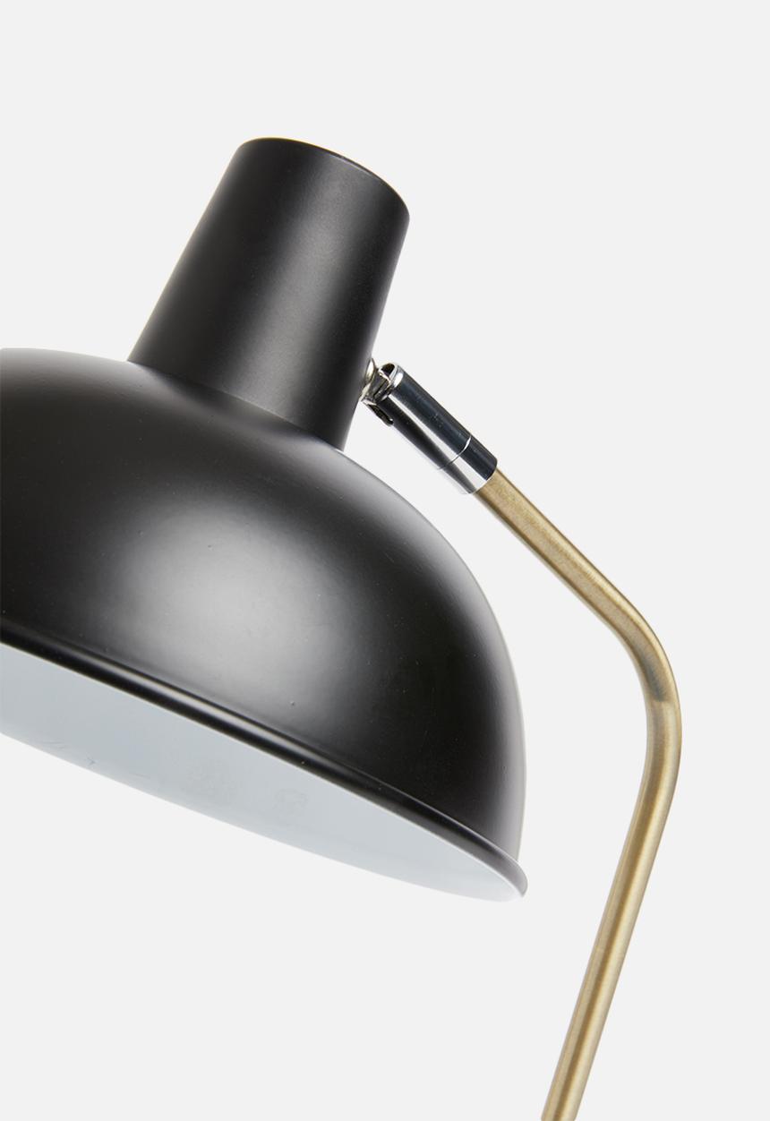 Present Time - Hood desk lamp - metal matte black