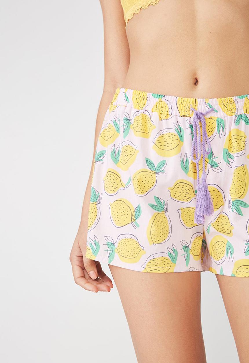 Cotton On - Bedtime fun shortie - yellow