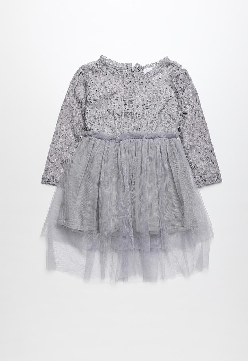 Pop Candy - Lace dress - grey