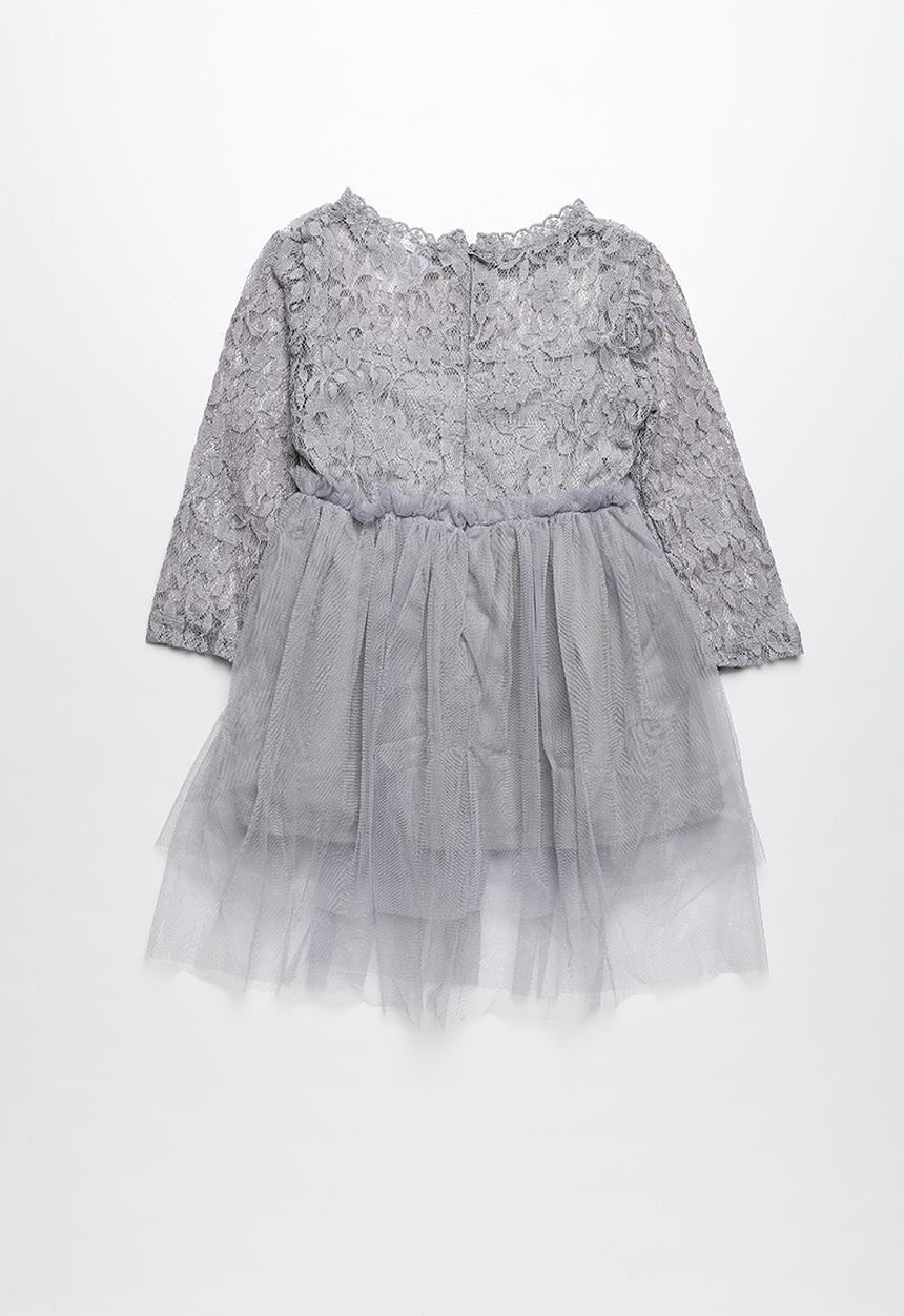 Pop Candy - Lace dress - grey