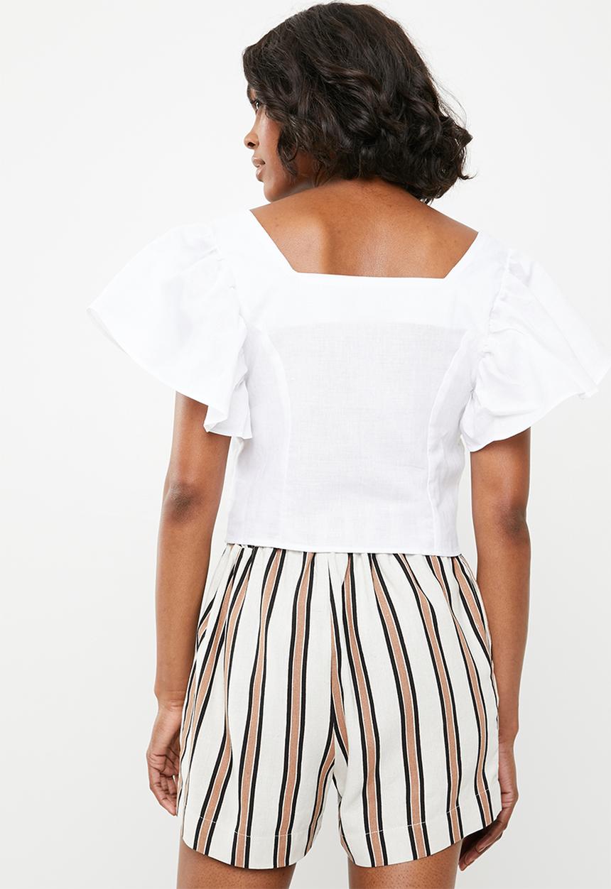 STYLE REPUBLIC - Front button blouse - white