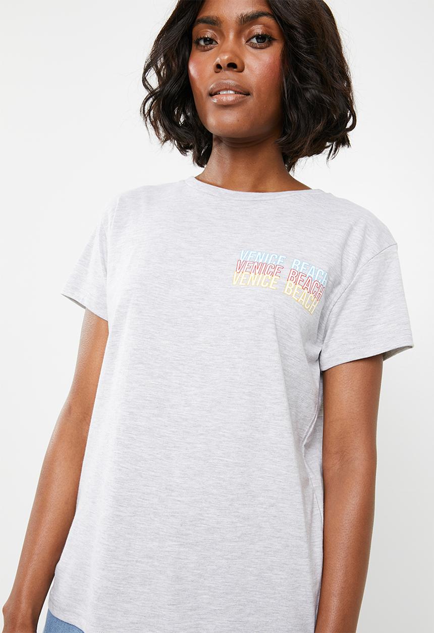 Superbalist - Venice tee - grey 