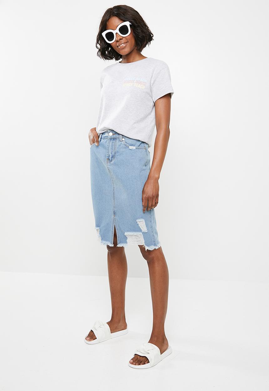 Superbalist - Venice tee - grey 