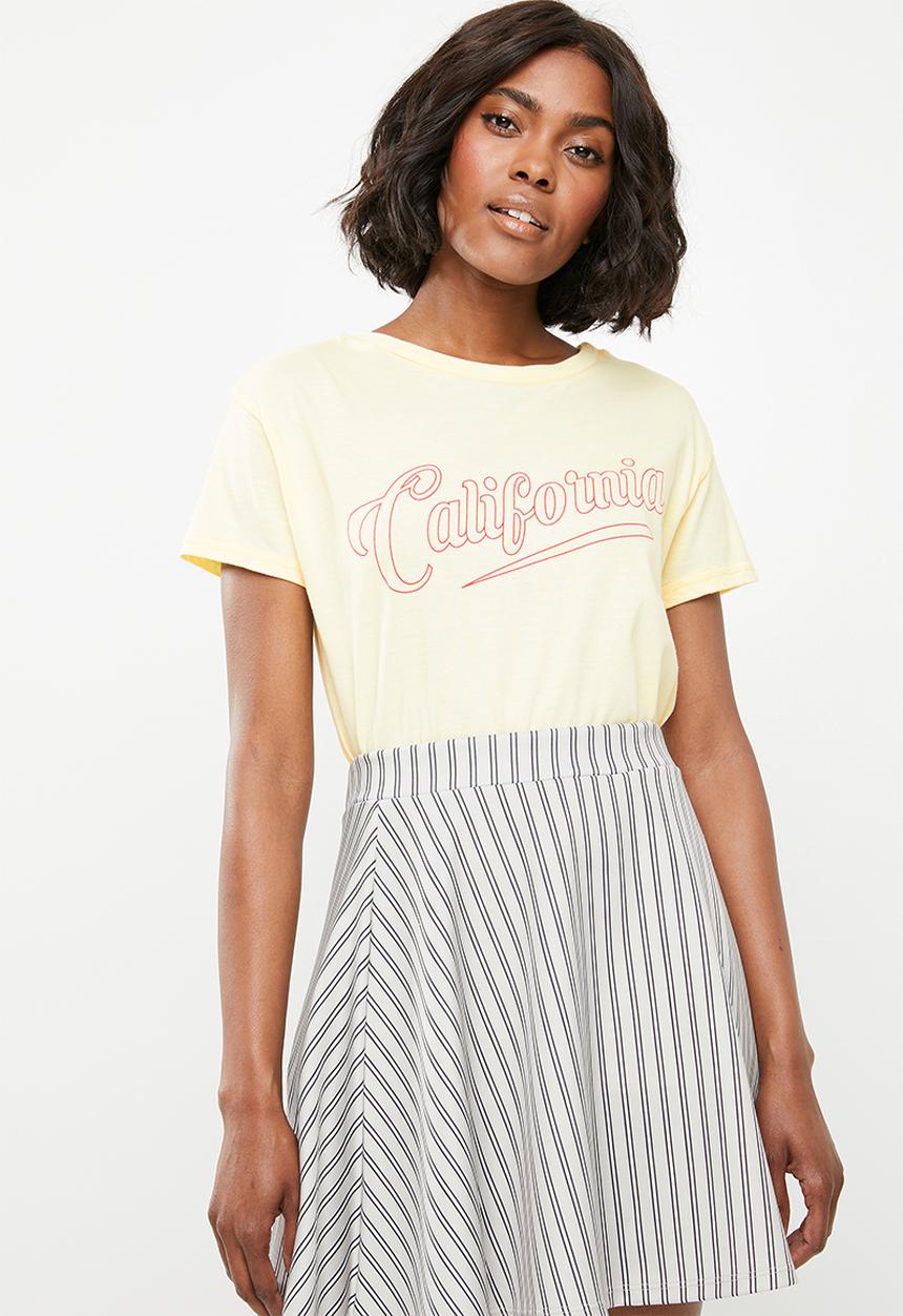 Superbalist - California tee - yellow