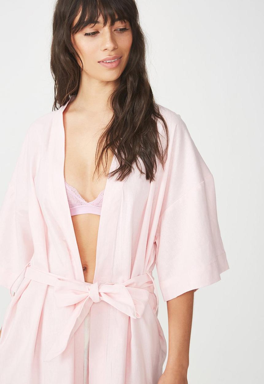 Cotton On - Woven kimono - pink
