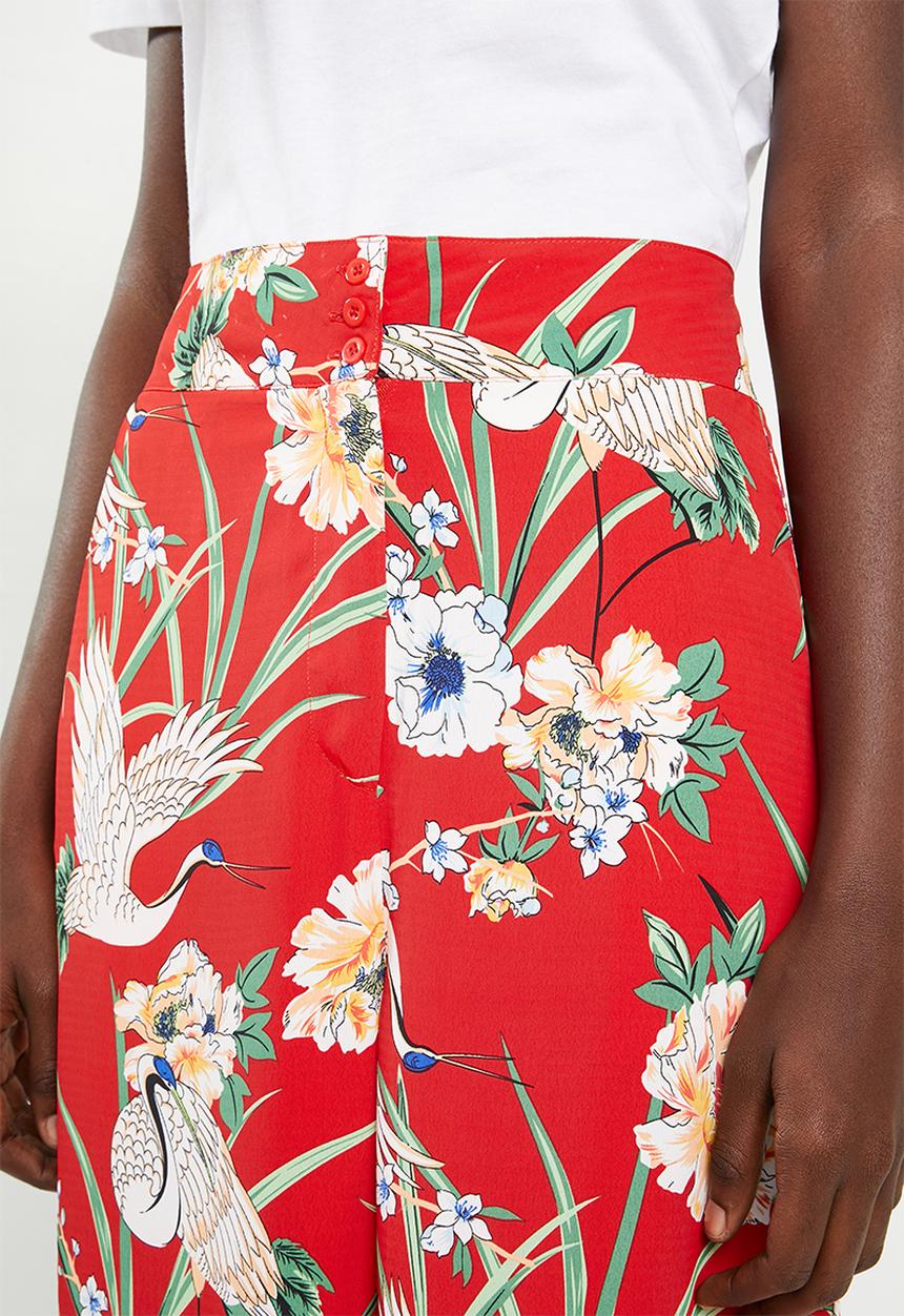 STYLE REPUBLIC - Highwaisted pants - red 