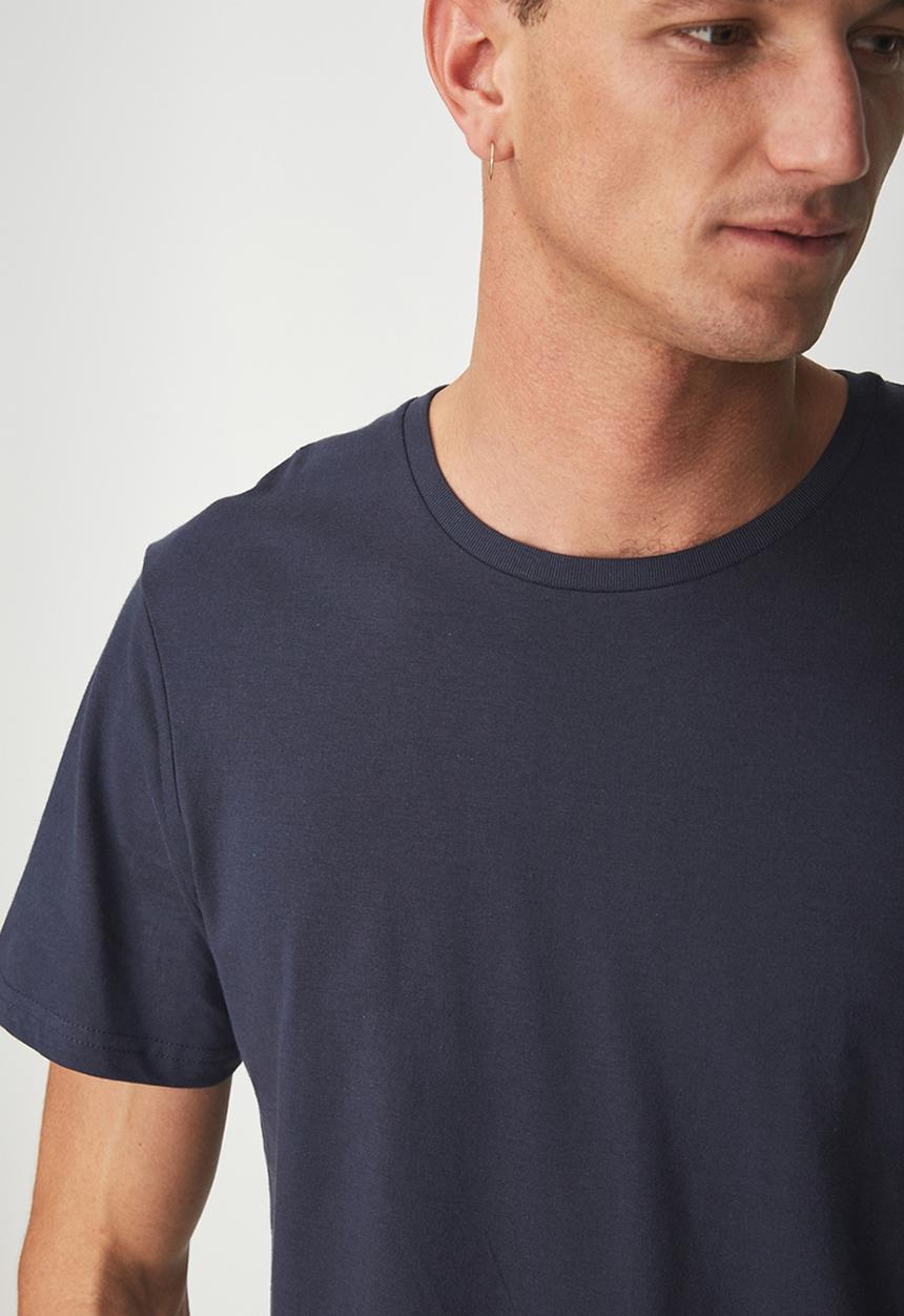 Cotton On - Essential crew neck short sleeve tee - navy