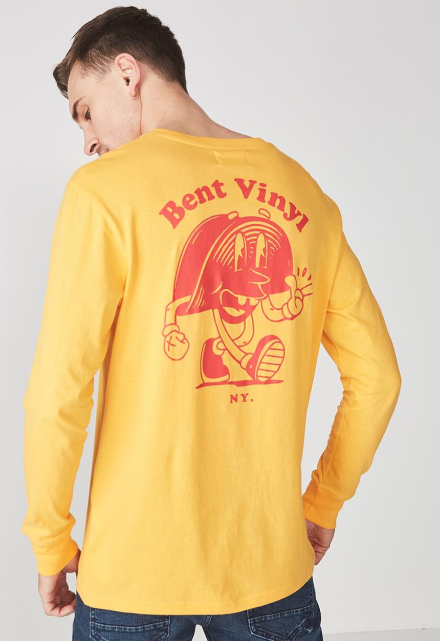 Cotton On - Tbar long sleeve tee - yellow