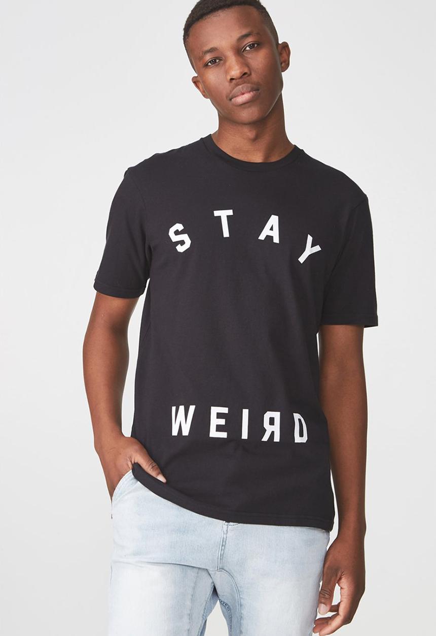 Cotton On - Tbar short sleeve tee  - black