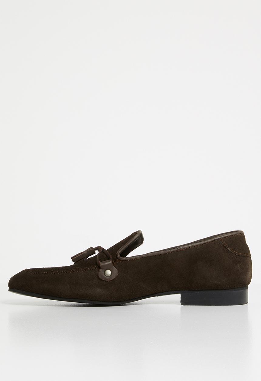 Superbalist - Tassel suede loafer - brown