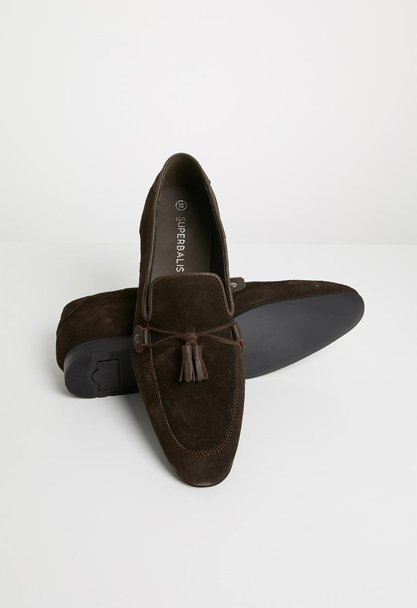 Superbalist - Tassel suede loafer - brown