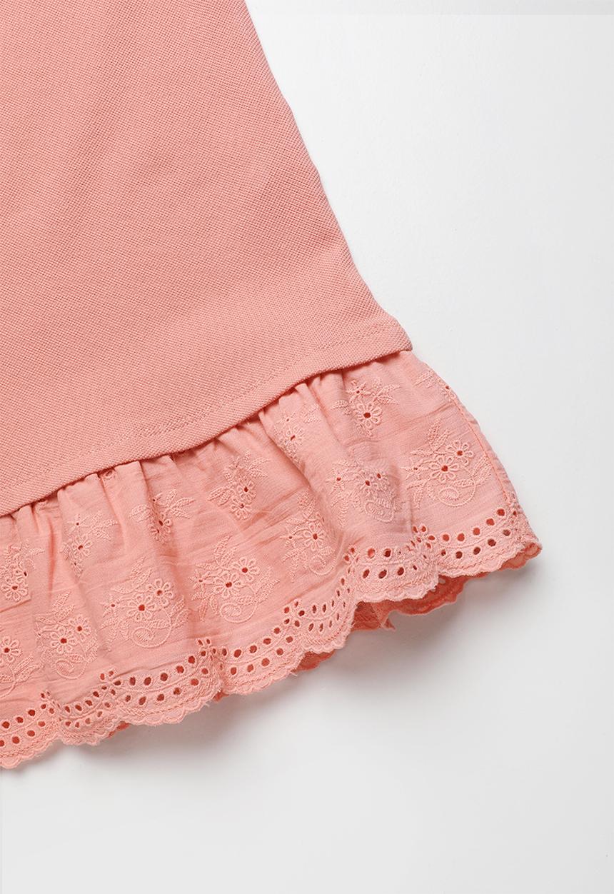 POLO - Alexis frilled golfer dress - pink