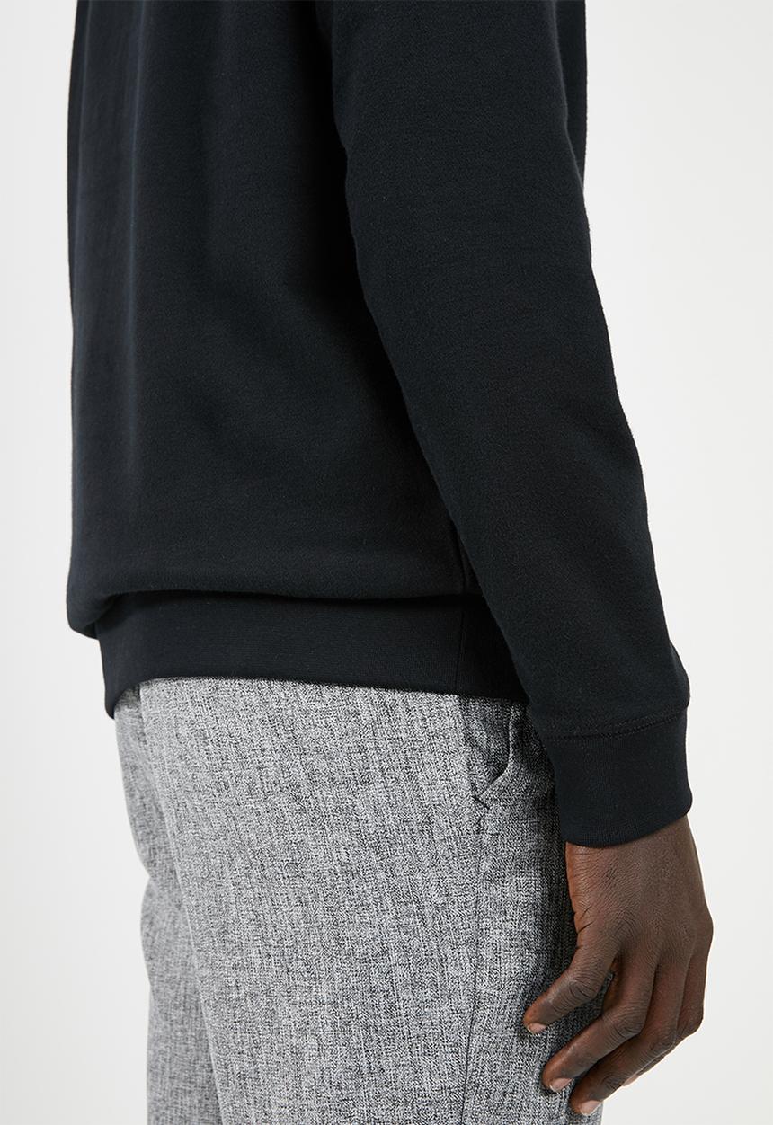 adidas Originals - Raglan trefoil crew sweat - black & white