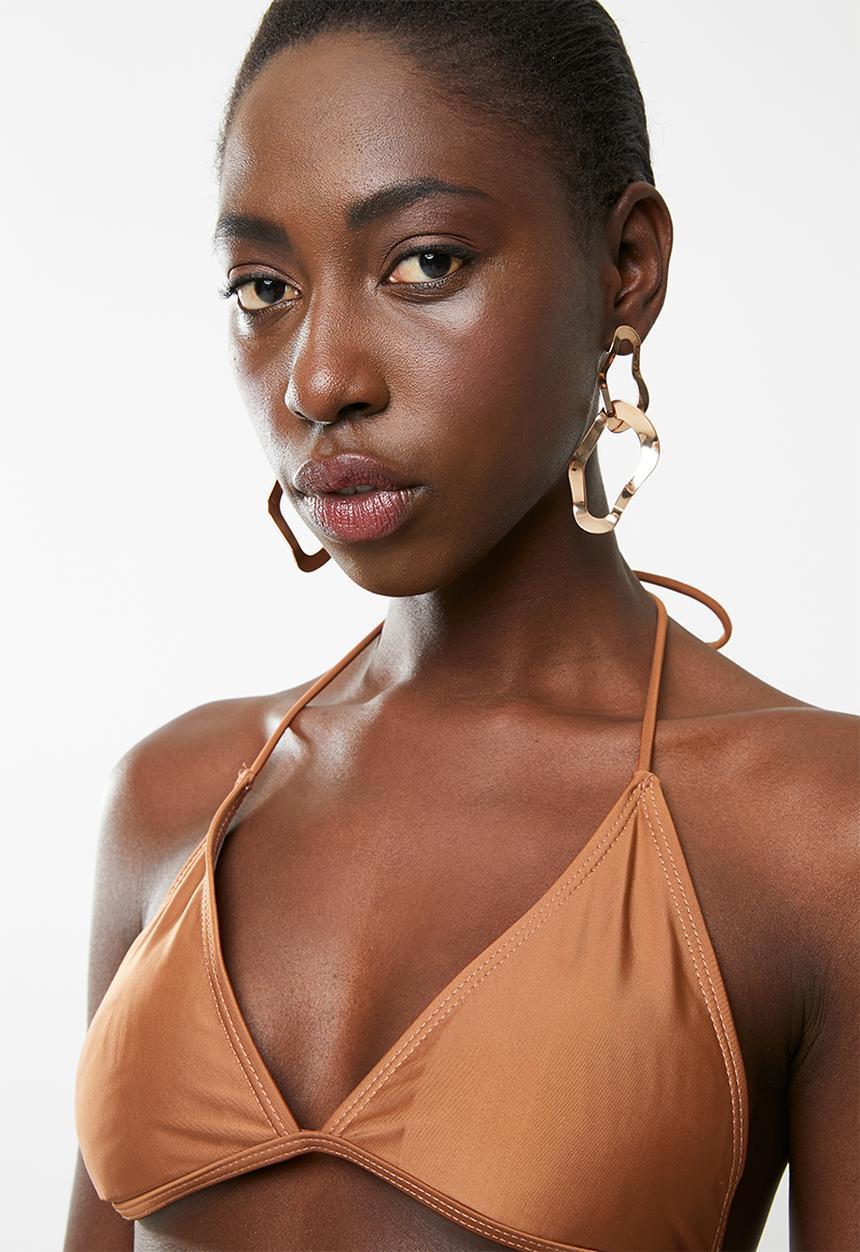 Lithe - Side tie bikini set - rust