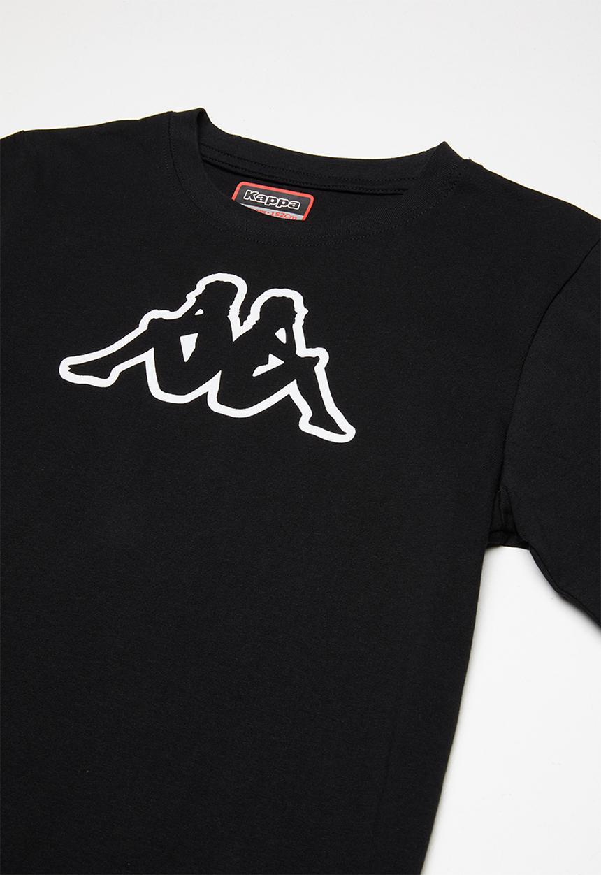KAPPA - Logo cromen tee - black