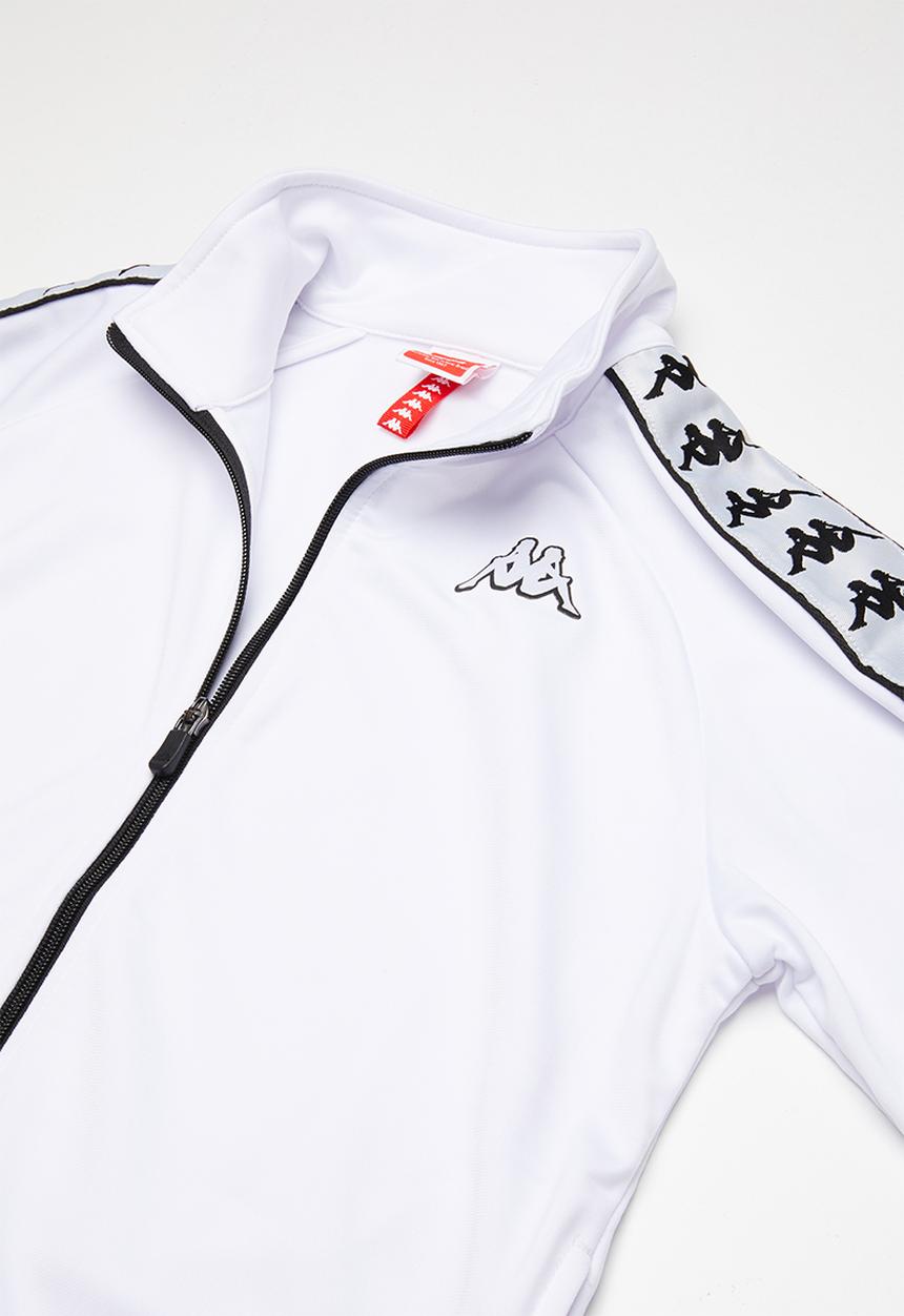 KAPPA - 222 banda anniston slim sweatshirt - white
