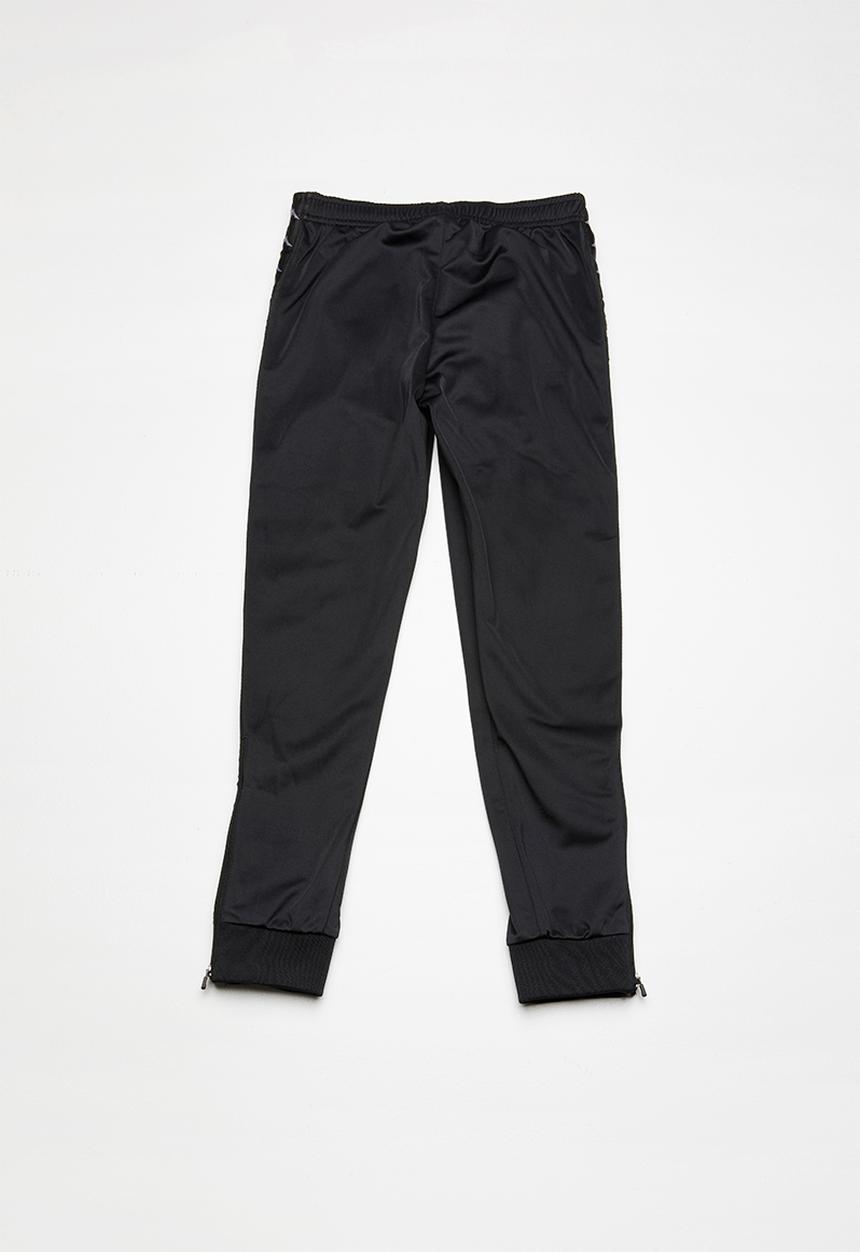 KAPPA - 222 banda rastoria rib slim trackpants - black