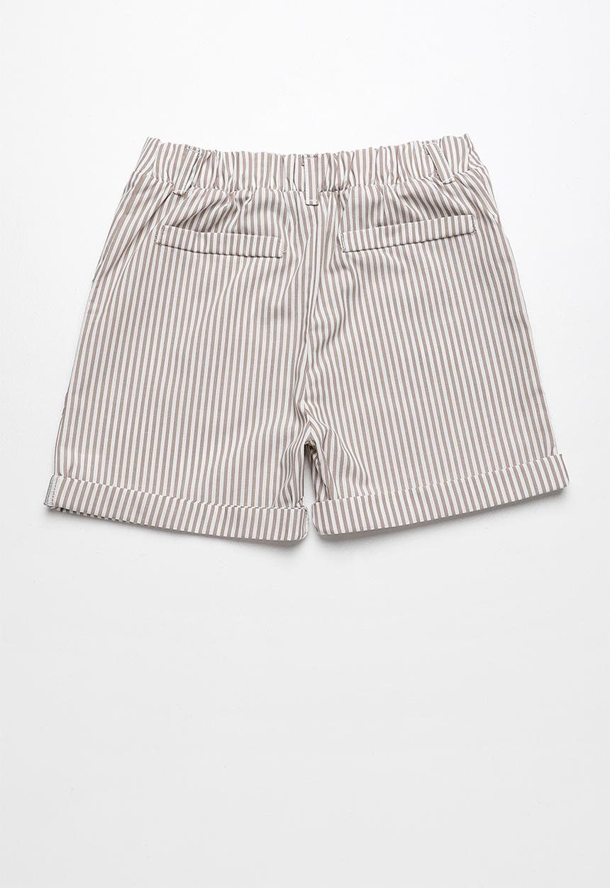 Superbalist - Pocket chino long shorts - brown & white