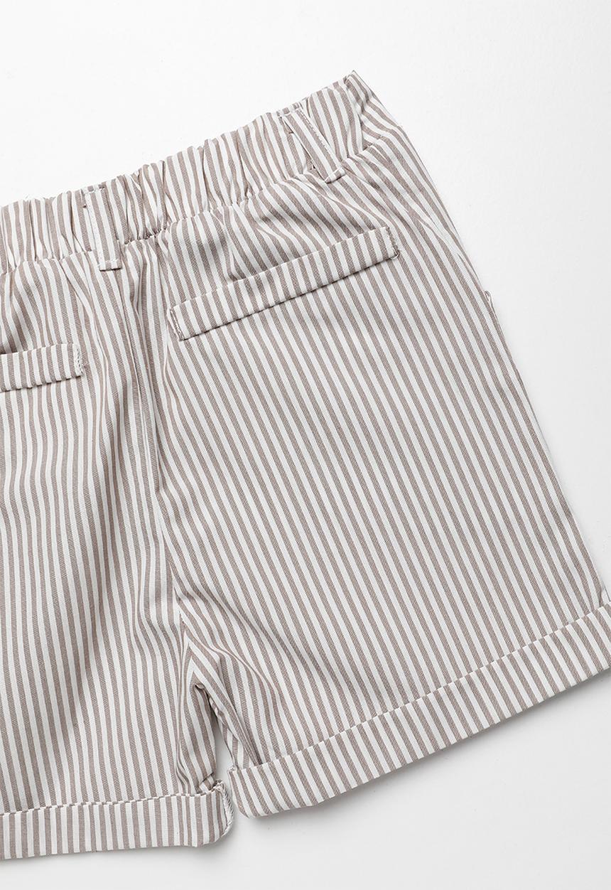 Superbalist - Pocket chino long shorts - brown & white