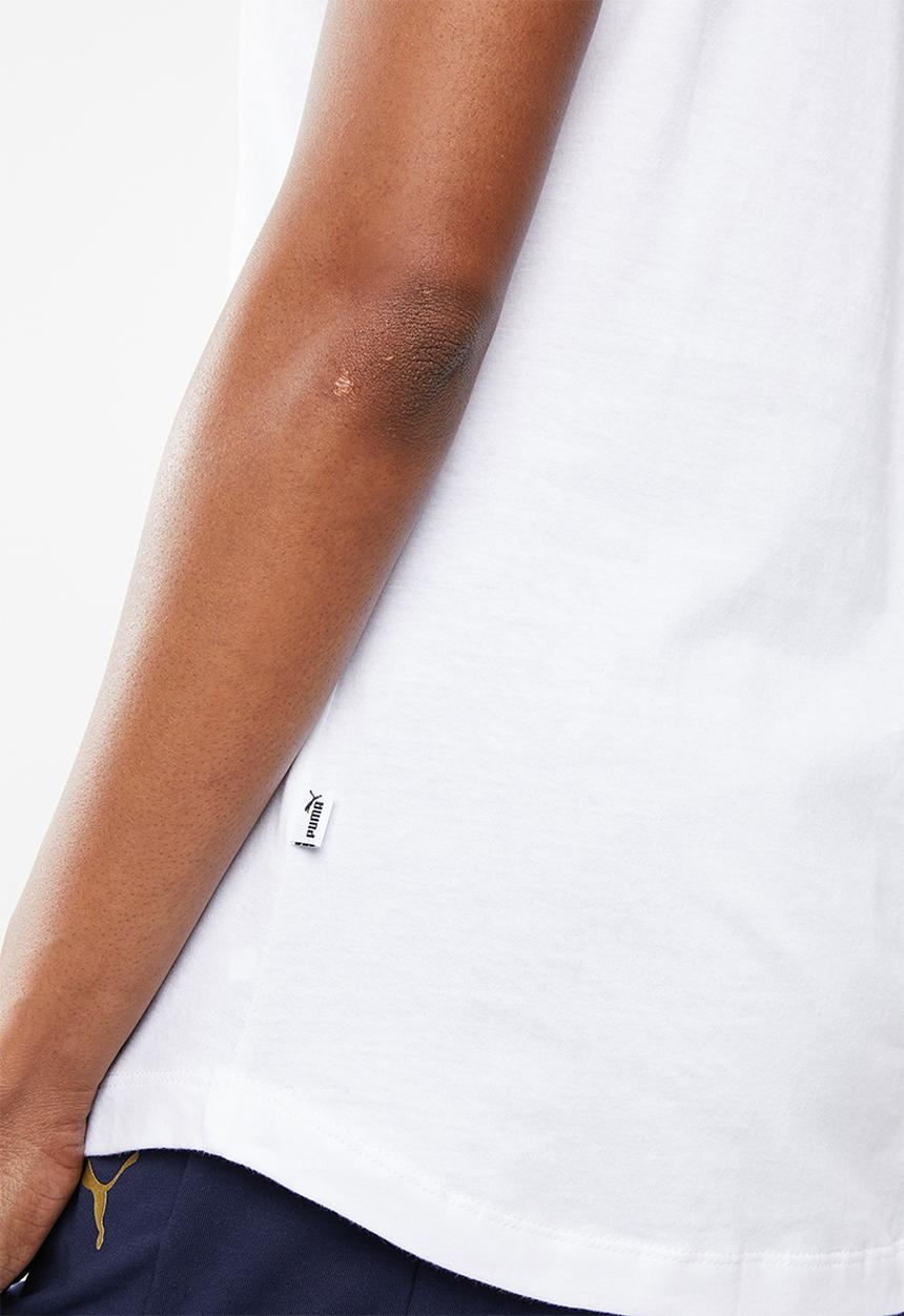 PUMA - Essential logo tee - white