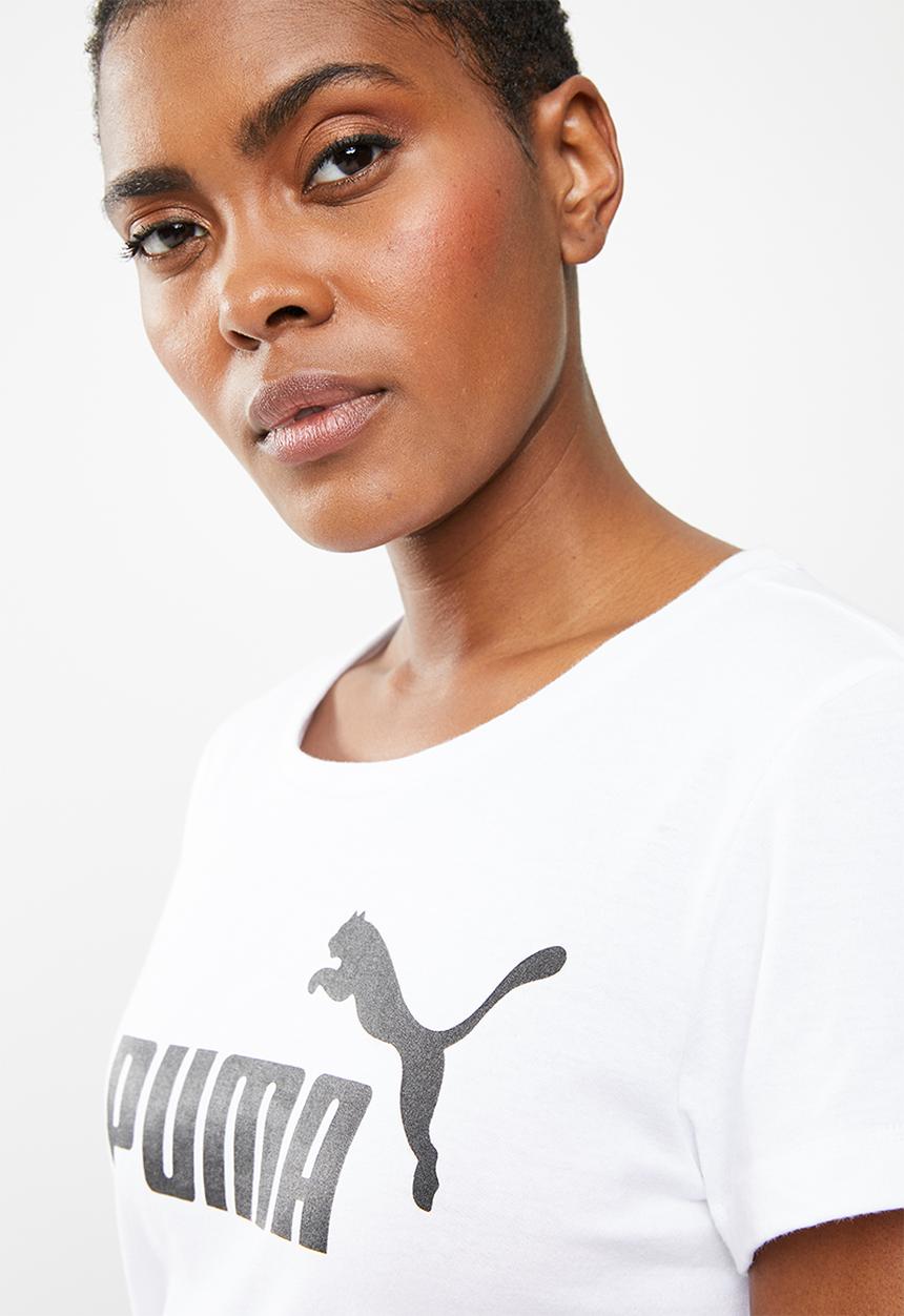 PUMA - Essential logo tee - white