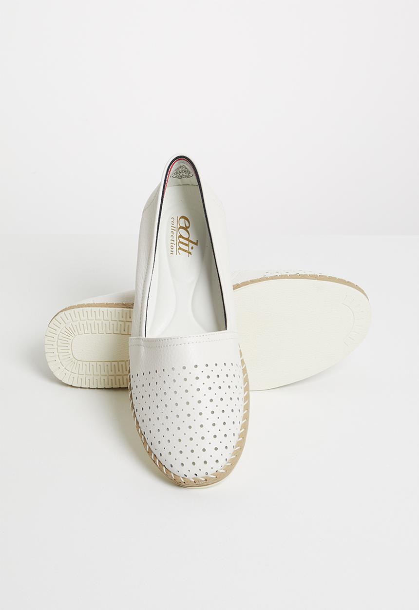 edit - Leather pumps - white