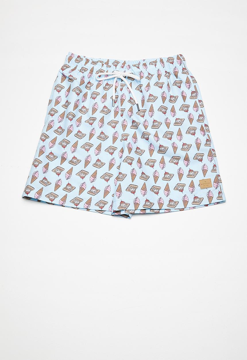 Rip Curl - Waffles & ice cream volley short - blue