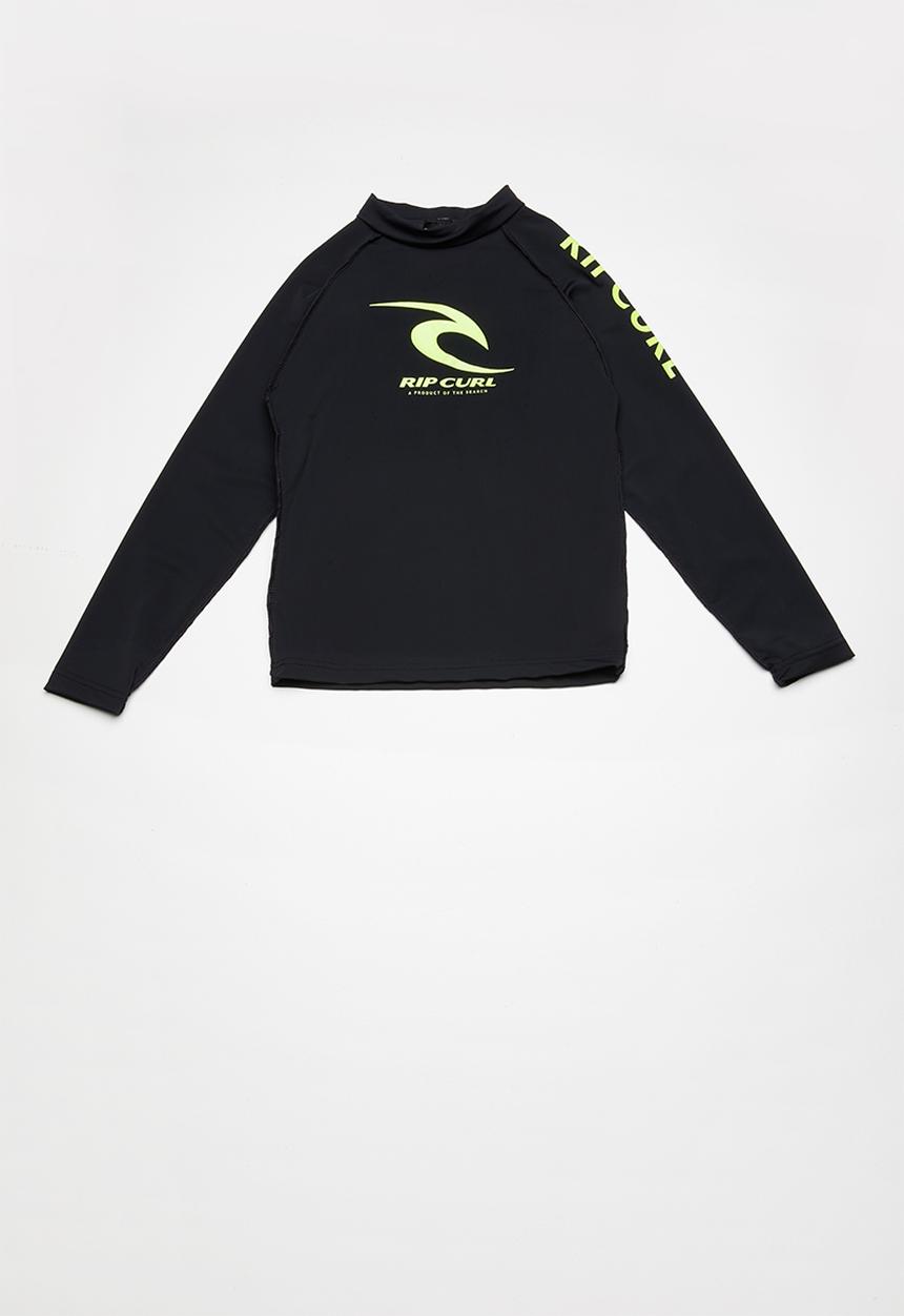 Rip Curl - Icon L/S rashie - black