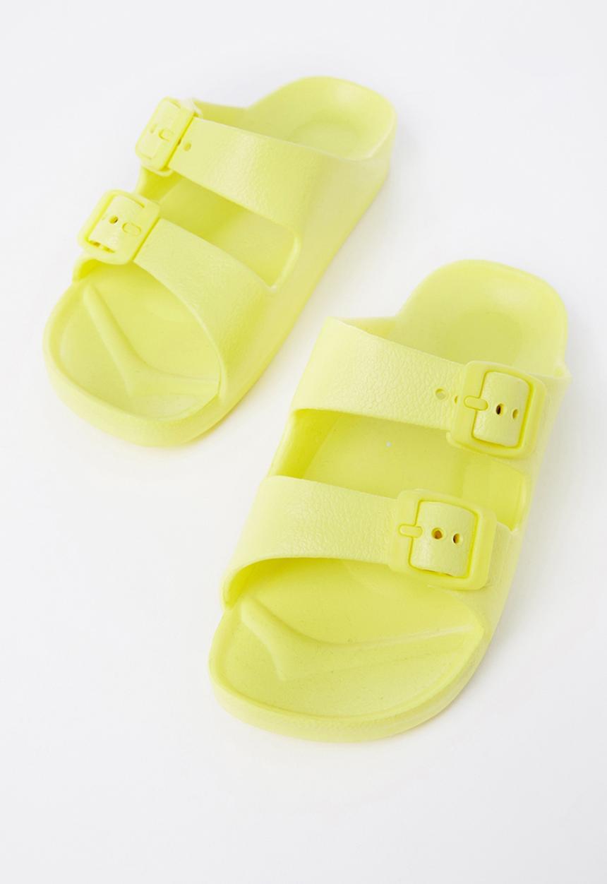 Cotton On - Twin strap slide - yellow