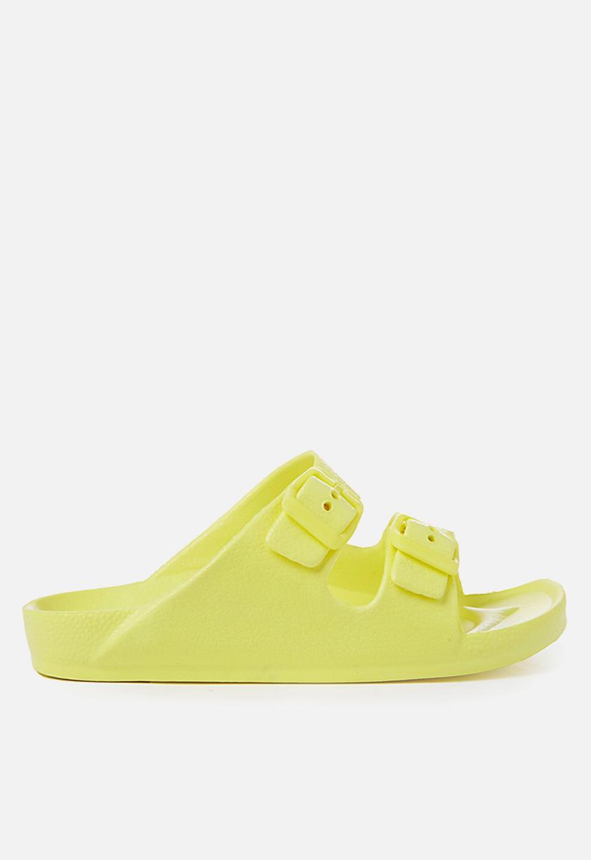 Cotton On - Twin strap slide - yellow
