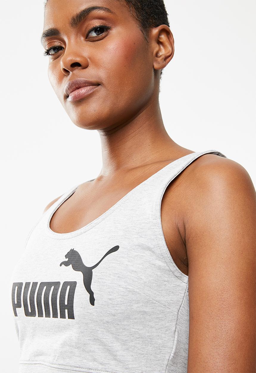 PUMA - Essential crop top - grey