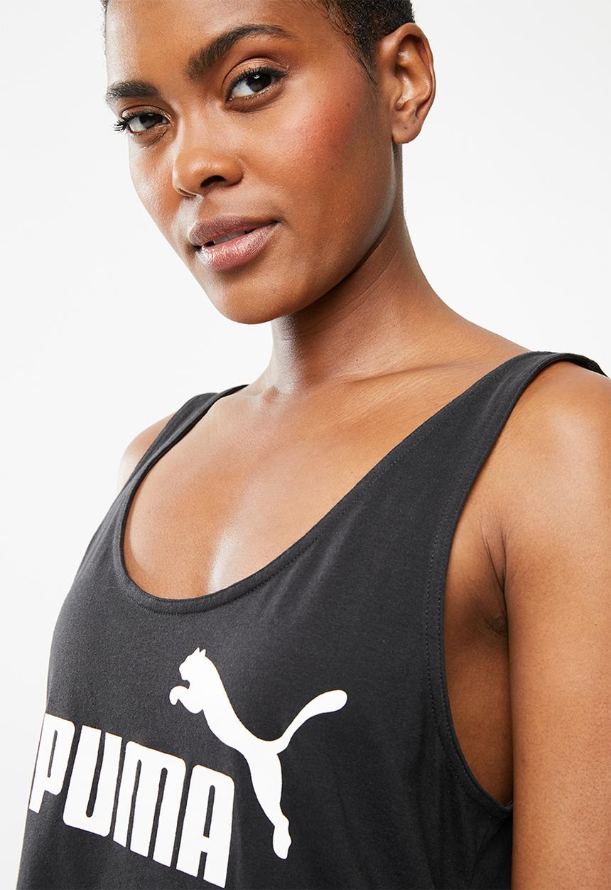 PUMA - Essential logo tank tee - black