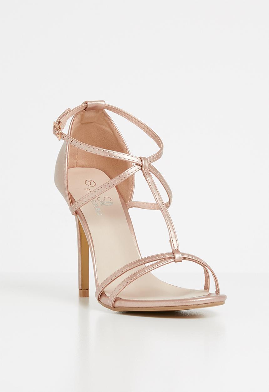 STYLE REPUBLIC - Strappy heels - rose gold