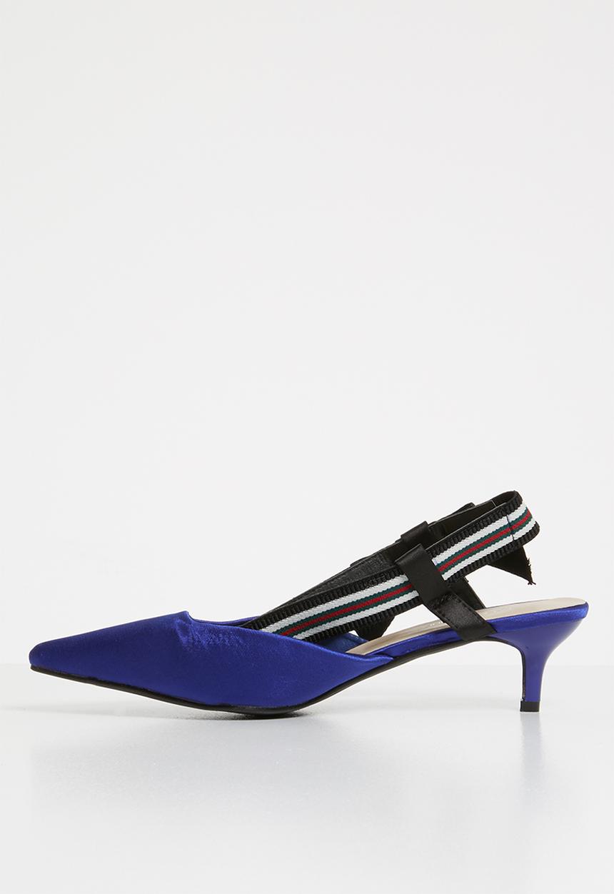 STYLE REPUBLIC - Bow detail slingback heels - blue