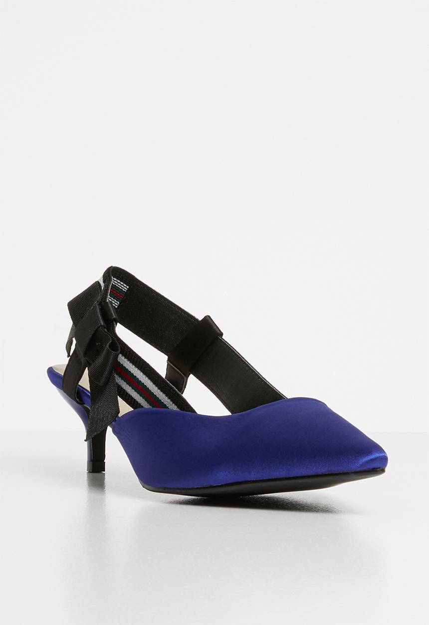STYLE REPUBLIC - Bow detail slingback heels - blue