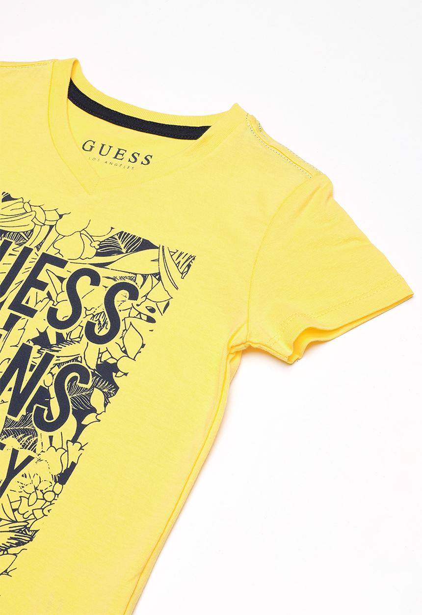 GUESS - Printed tee - yellow