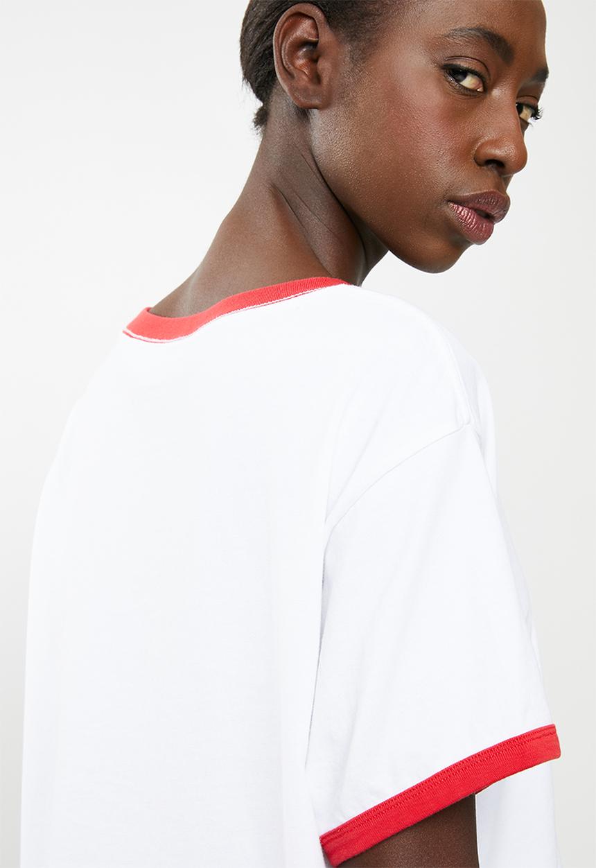 Levi’s® - Graphic ringer tee - white & red