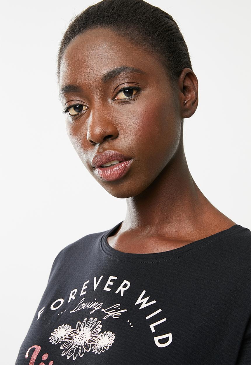Lizzy - Vala tee  - black
