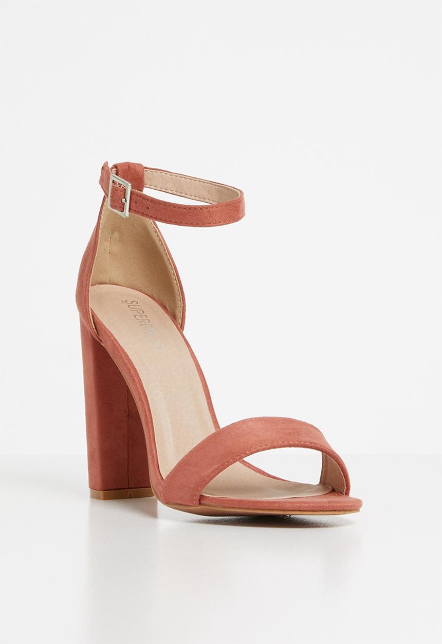 Superbalist - Angie strap block heel - mid pink