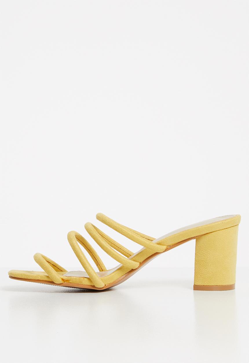 Superbalist - Block heel - yellow