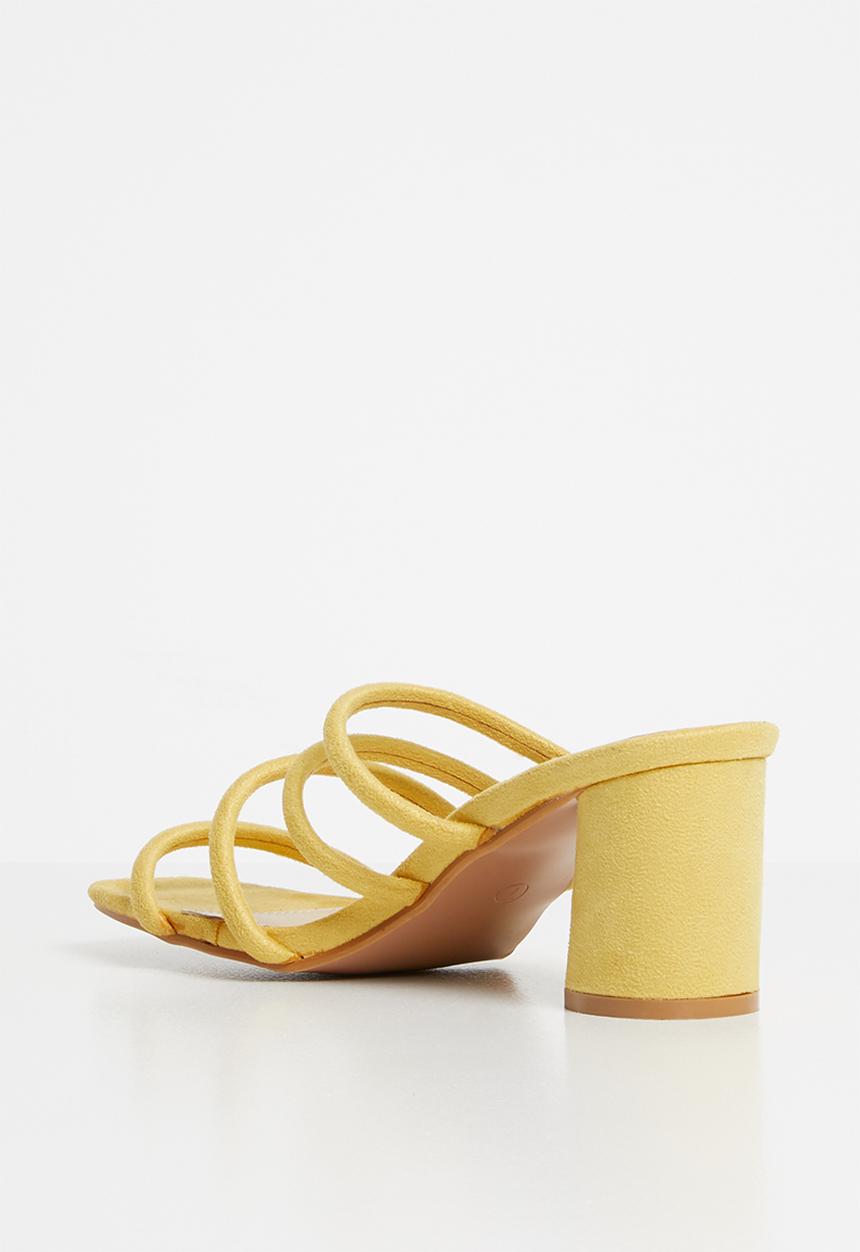 Superbalist - Block heel - yellow