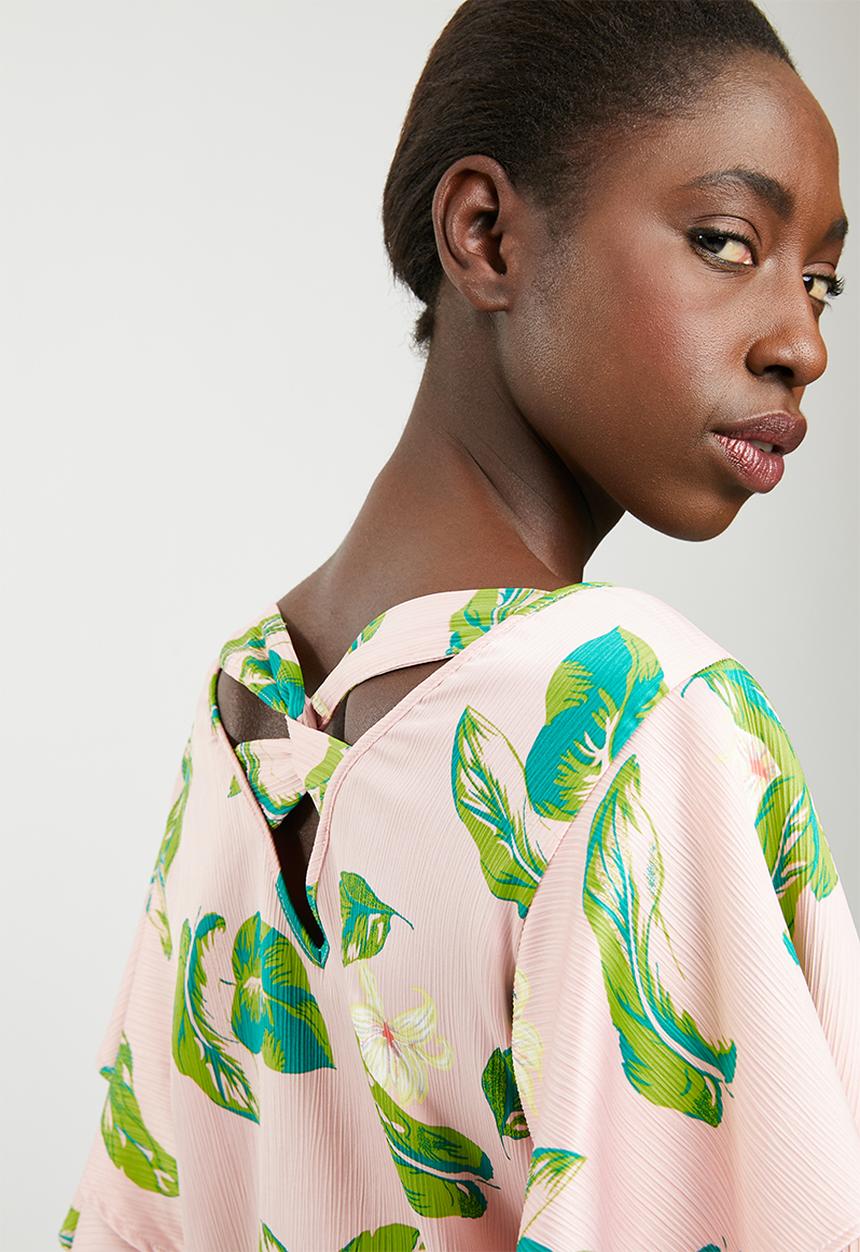 Vero Moda - Kate ruffle top - pink