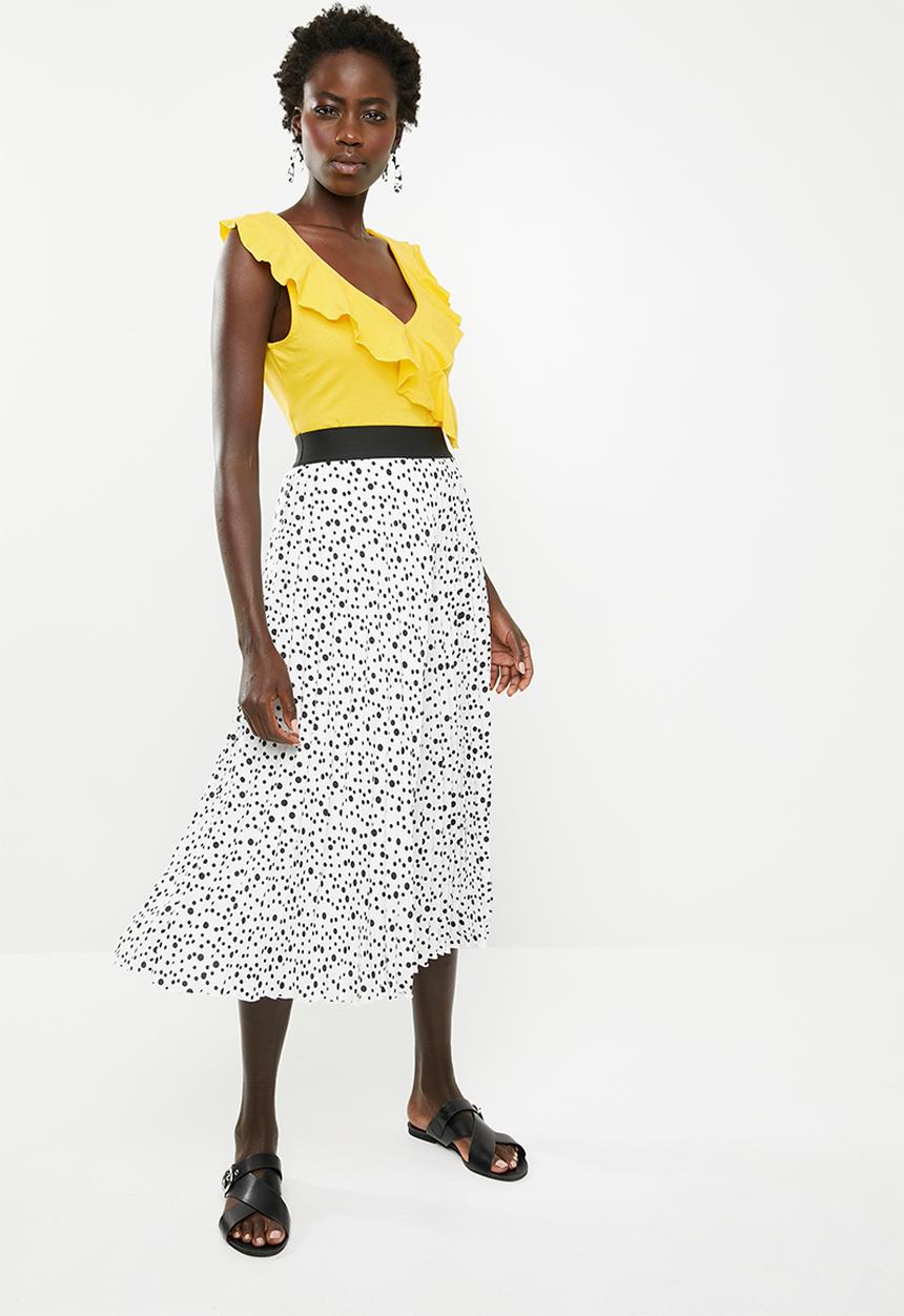 Vero Moda - Lally sleeveless bodysuit - yellow