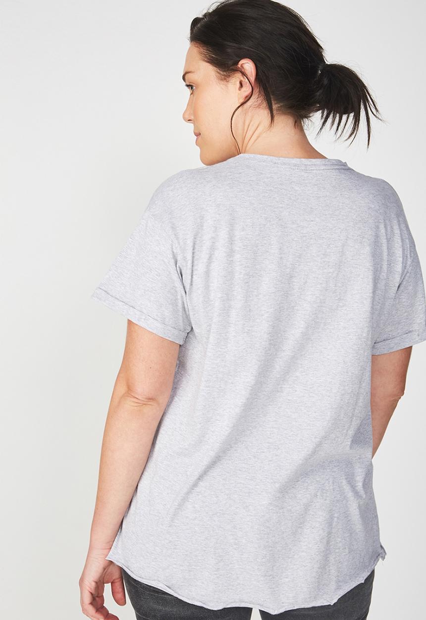 Cotton On - The one summer boyfriend pocket tee - grey